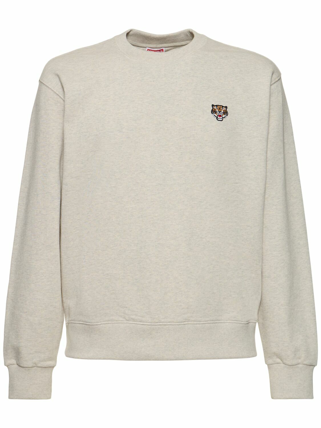 【送料&関税込】Kenzo Paris Gots Happy Tiger Crewneck Kenzo Gray Kenzo Paris Happy Tiger Embroidered Sweatshirt Kenzo