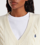 Polo Ralph Lauren Cable-knit wool and cashmere vest