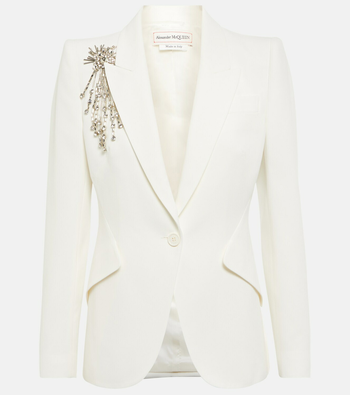 Alexander McQueen - Bridal Astral Jewel crêpe blazer Alexander McQueen