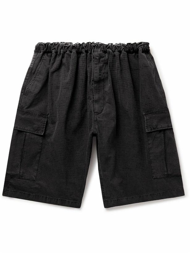 Photo: Acne Studios - Rudento Straight-Leg Cotton-Ripstop Cargo Shorts - Black