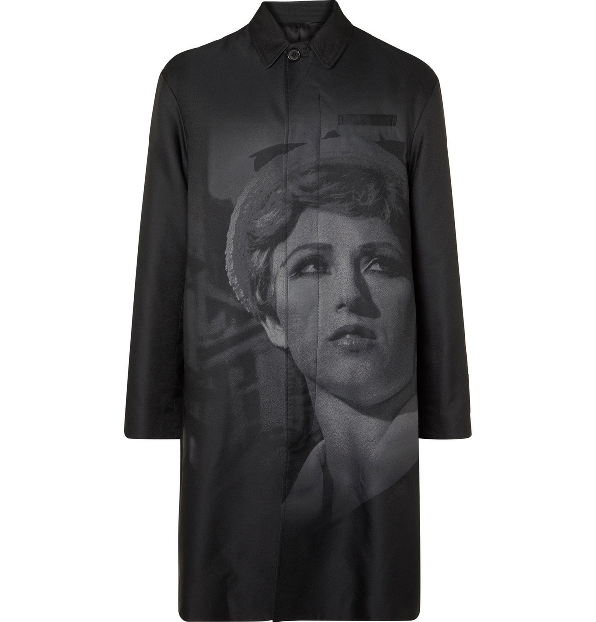 Undercover - Cindy Sherman Printed Shell Coat - Black Undercover