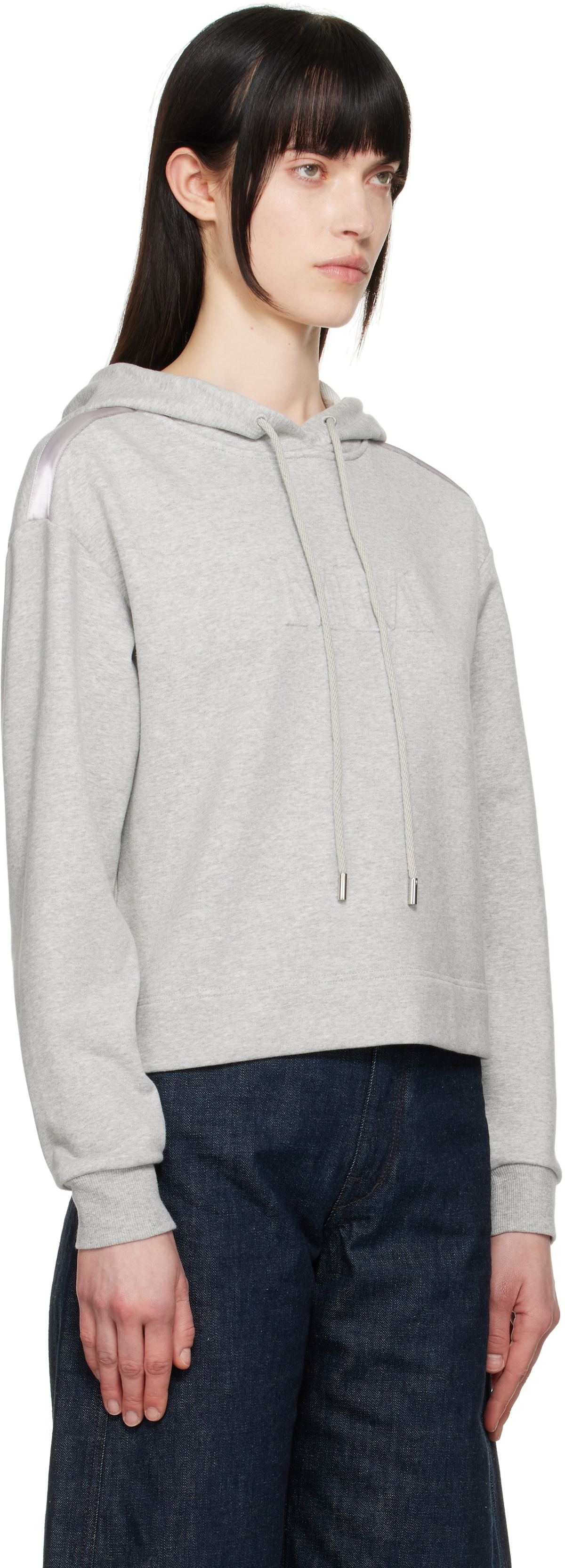 Max Mara Leisure Gray Angora Hoodie