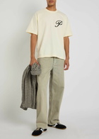 Picante Gallery Logo Cotton T-shirt Ivory