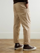 Beams Plus - Tapered Pleated Cotton-Twill Trousers - Neutrals
