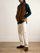 Polo Ralph Lauren - Button-Down Collar Logo-Embroidered Checked Cotton Oxford Shirt - Blue