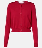 Carolina Herrera Cropped silk and cotton cardigan