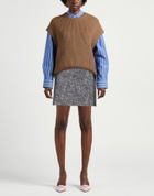 Chiara Boni La Petite Robe Womens Mini skirt in Grey