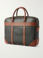 Mulberry - Heritage Leather-Trimmed Scotchgrain Briefcase