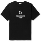 Moncler Genius - 7 Moncler Fragment Logo-Print Cotton-Jersey T-Shirt - Black