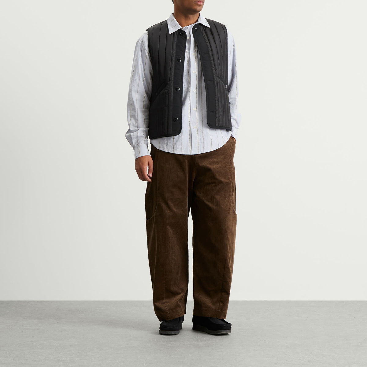 Café Mountain Men's Heritage Shirt in City Stripe