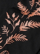 MANAAKI - Proverb Oversized Printed Cotton-Jersey T-Shirt - Black
