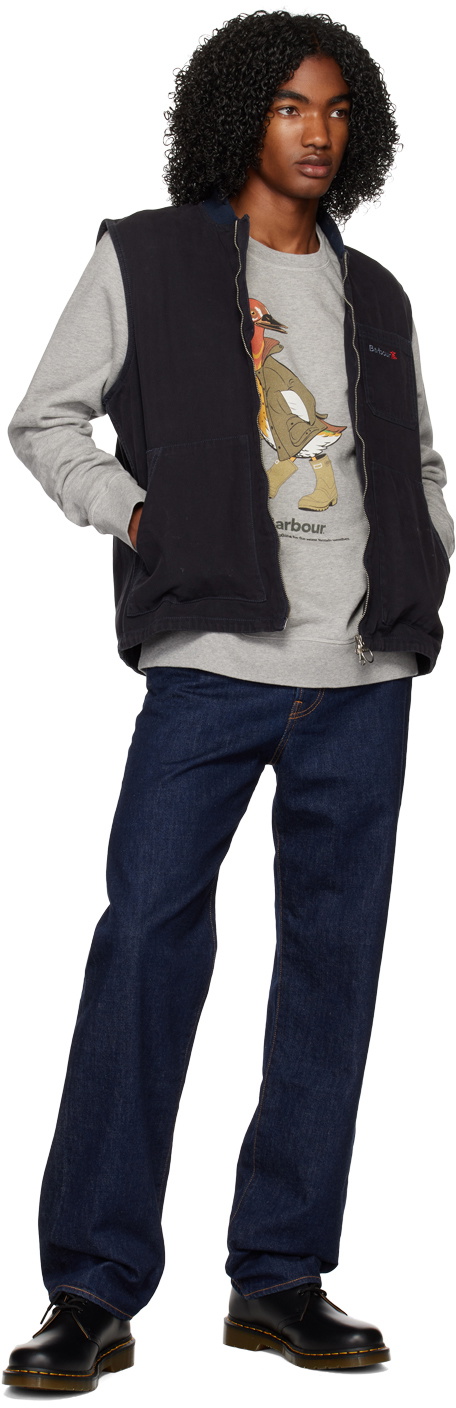 Barbour Gray Noah Edition Sweatshirt