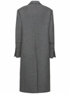 FERRAGAMO Double Breasted Wool Houndsthooth Coat