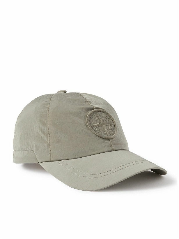 Photo: Stone Island - Logo-Embroidered Shell Baseball Cap - Neutrals