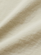 Lemaire - Crinkled Cotton-Blend Poplin Shirt - Green