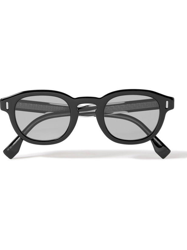 Photo: FENDI - Round-Frame Acetate Sunglasses - Black