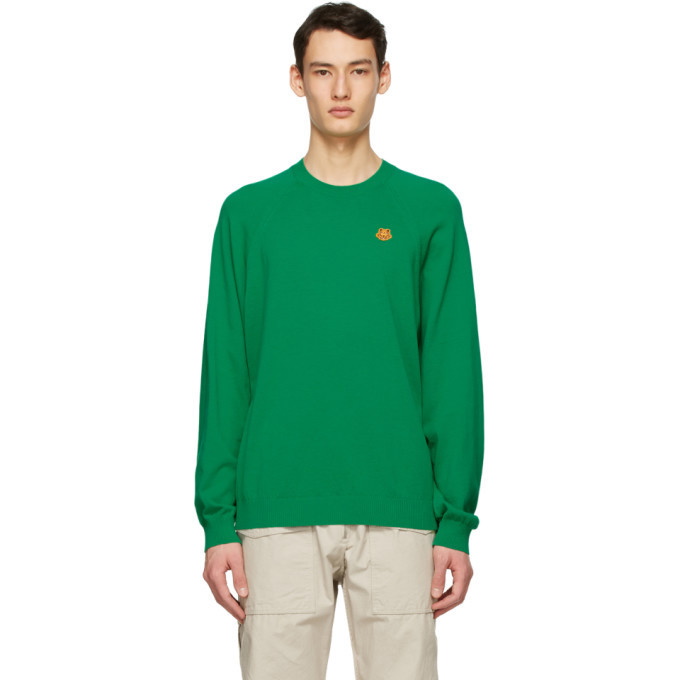 Photo: Kenzo Green Oversized Tiger Crest Sweater