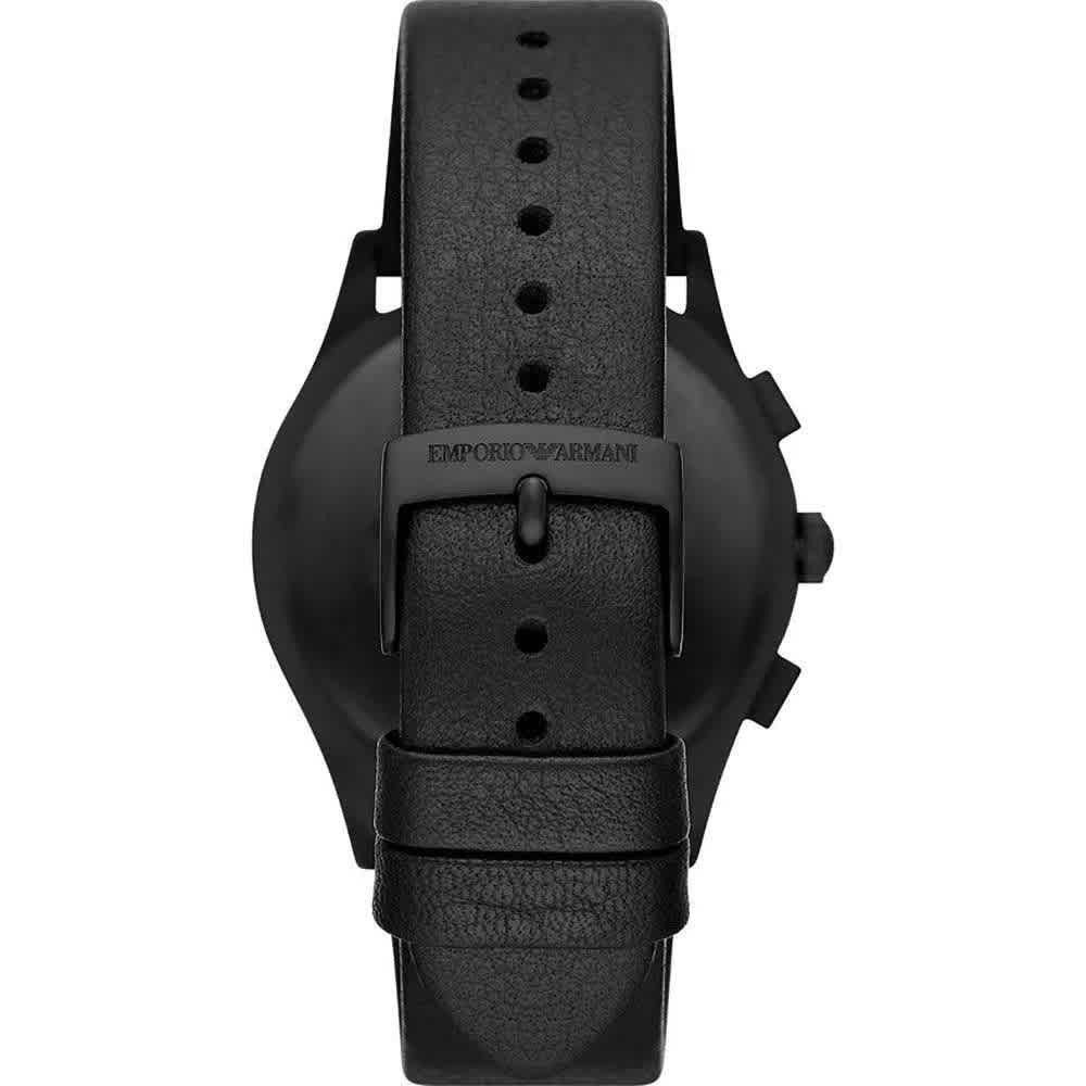 Emporio Armani Paolo Chronograph Quartz Black Dial Mens Watch AR80070SET