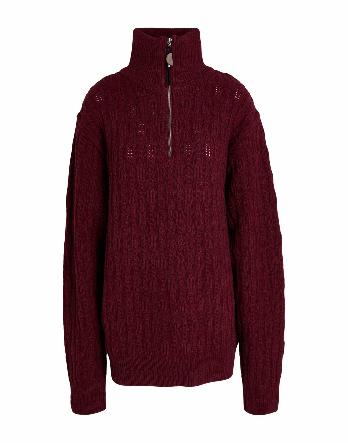 Hyein Seo Womens Turtleneck Burgundy