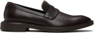 Hugo Brown Penny Trim Loafers