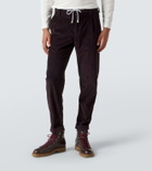 Eleventy Cotton and cashmere corduroy slim pants