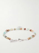 Marant - Silver-Tone and Jasper Beaded Bracelet - Green