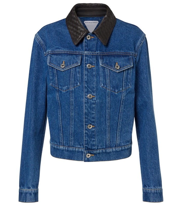 Photo: Bottega Veneta Intrecciato denim jacket