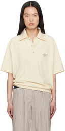 Serapis Yellow Sailor Short Sleeve Polo