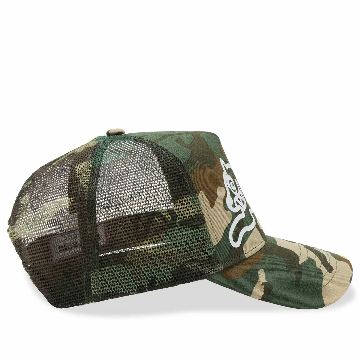 ICECREAM Men's Running Dog Woodland Trucker Cap in Camo 