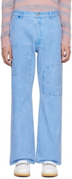 Acne Studios Blue Patch Trousers