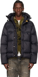 Parajumpers Black Cloud Hooded Down Jacket