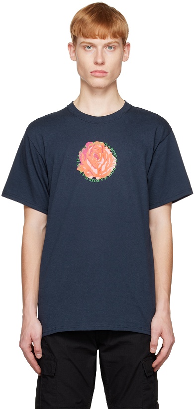 Photo: Noah Navy 'Rose Is A Rose' T-Shirt