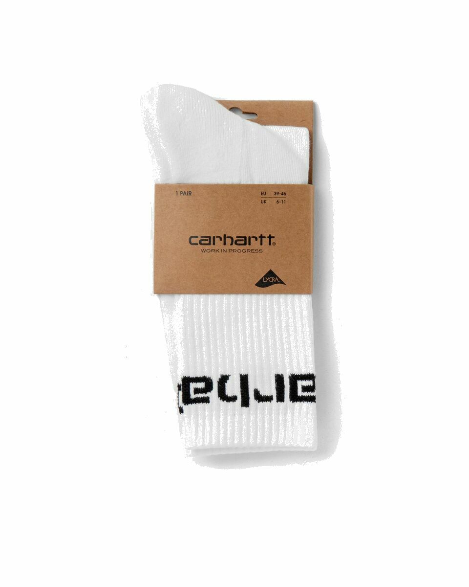 Photo: Carhartt Wip Carhartt Socks White - Mens - Socks