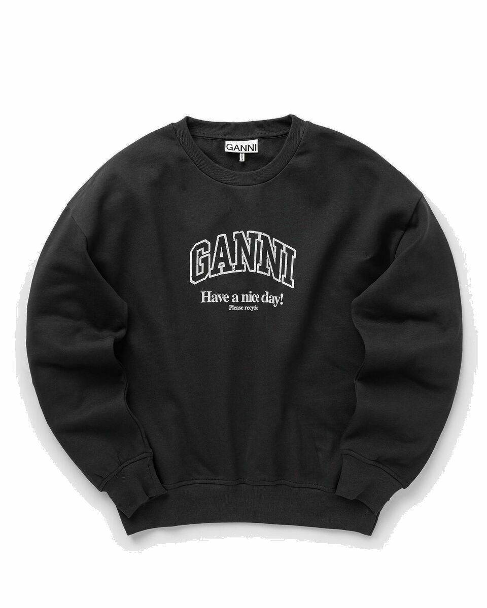 Photo: Ganni Isoli Ganni Oversized Sweatshirt Grey - Womens - Sweatshirts