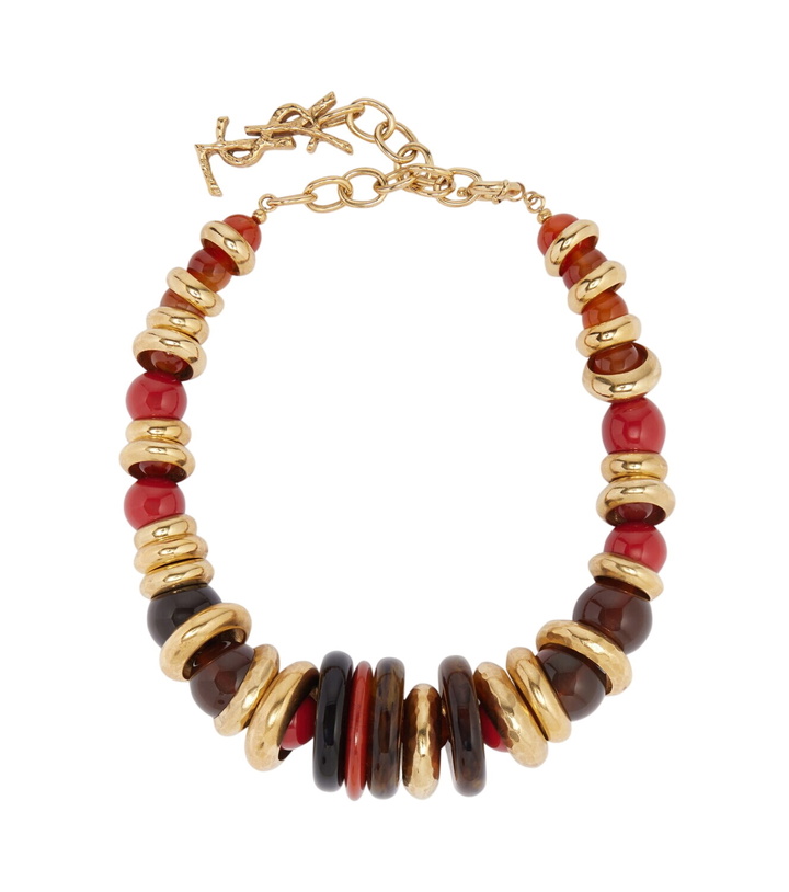 Photo: Saint Laurent Loulou beaded choker