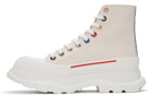 Alexander McQueen White Tread Slick High Sneakers