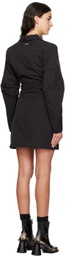 Han Kjobenhavn Black Wrap Minidress