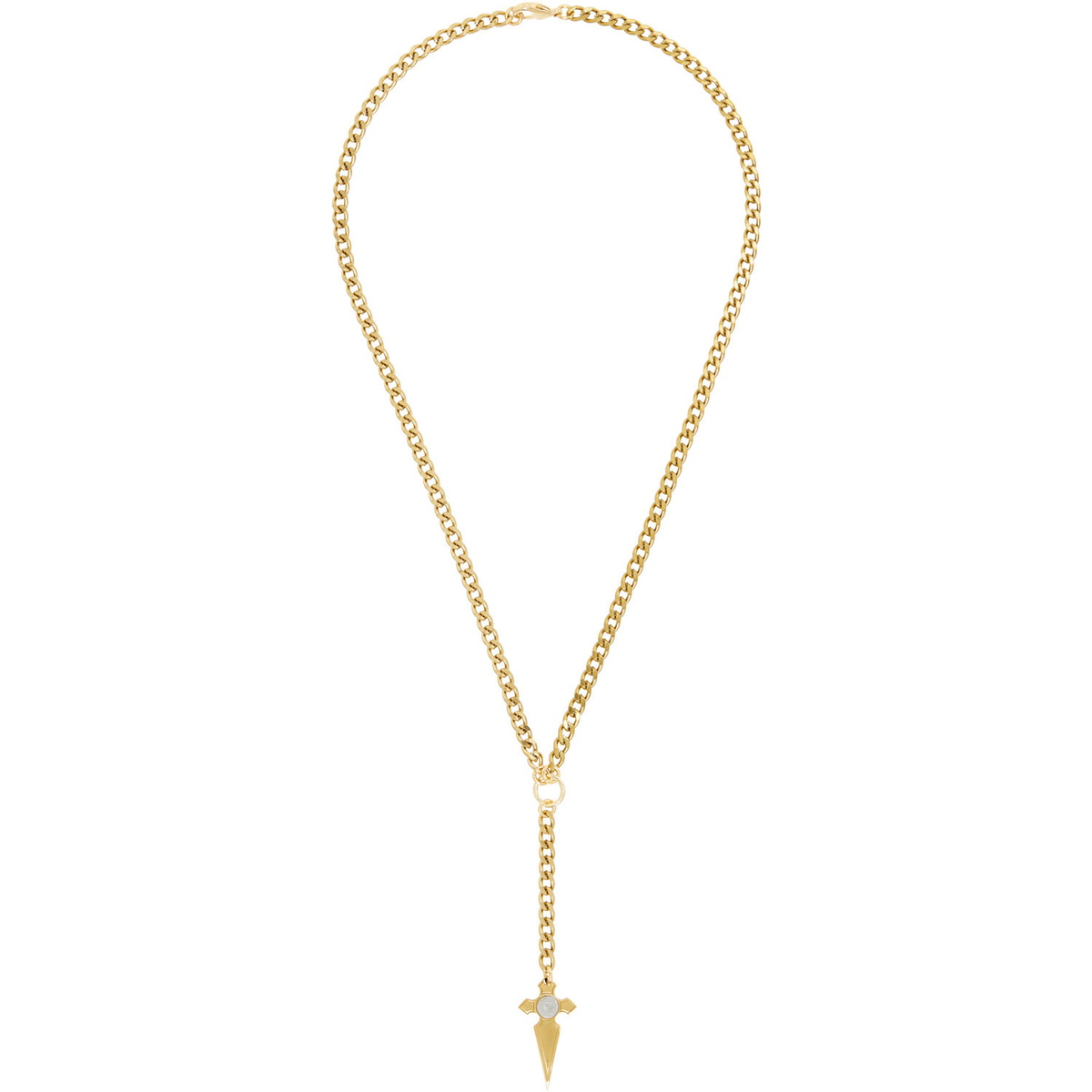 IN GOLD WE TRUST PARIS SSENSE Exclusive Rosary Necklace