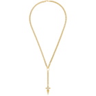 IN GOLD WE TRUST PARIS SSENSE Exclusive Rosary Necklace