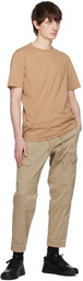 BOSS Beige Paneled Cargo Pants