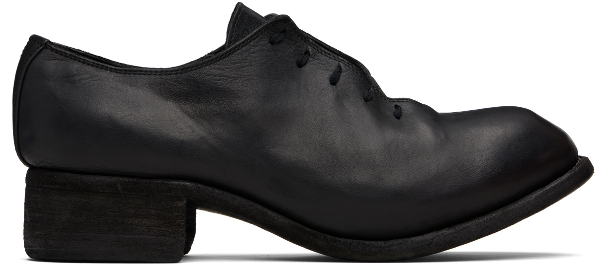 Guidi Black PL10L Oxfords