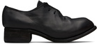 Guidi Black PL10L Oxfords