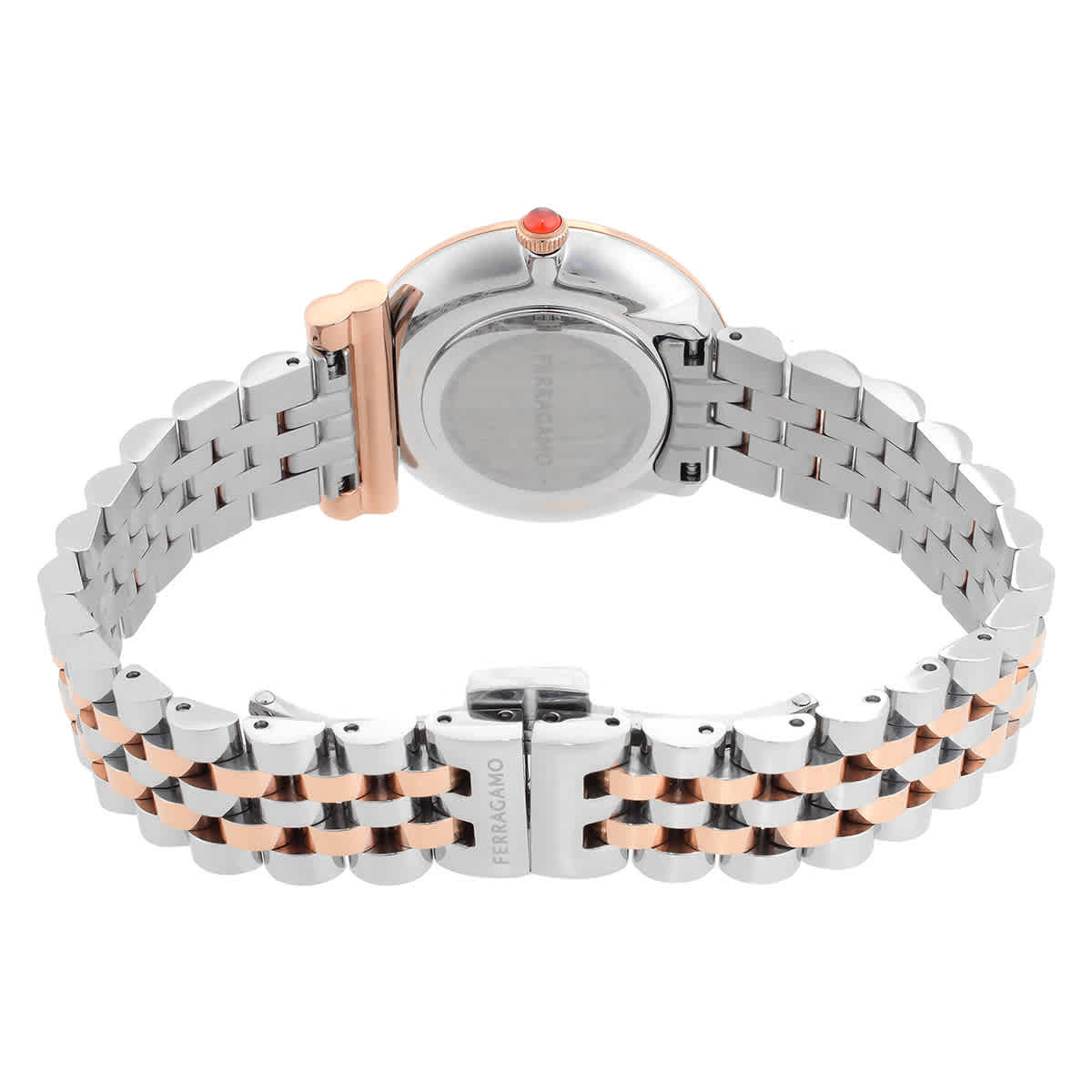 Ferragamo Gancini Quartz White Dial Ladies Watch SFMV01624
