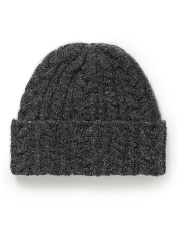 Photo: Howlin' - Festival Cable-Knit Lambswool Beanie