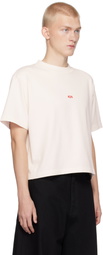 424 Off-White Cropped Alias T-shirt