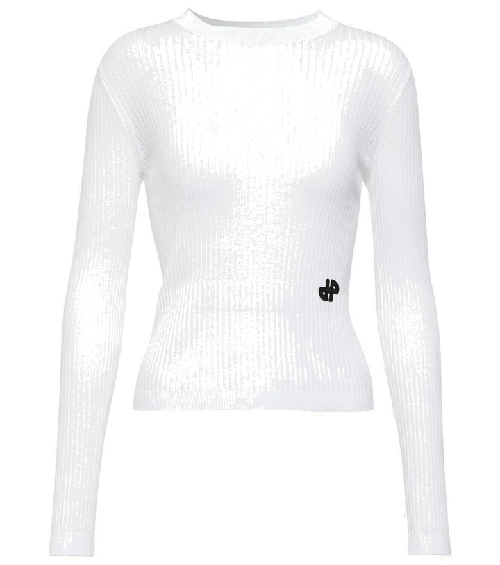 Photo: Patou Ribbed-knit cropped cotton sweater