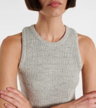 Bottega Veneta Ribbed-knit cotton tank top