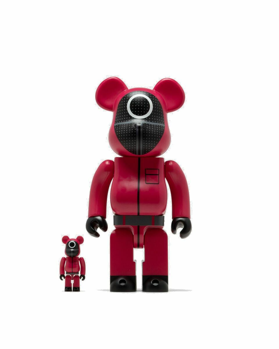 Photo: Medicom Bearbrick 400% Squid Game Worker 2 Pack Red - Mens - Toys