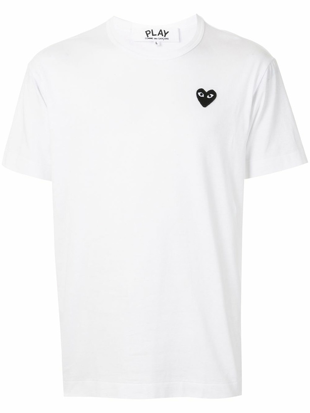 Photo: COMME DES GARCONS PLAY - Logo Cotton T-shirt