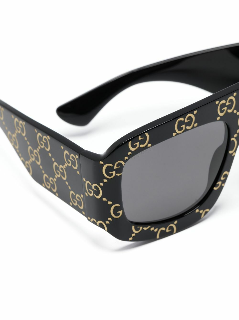 Gucci Eyewear Black GG Street All-Over Logo Sunglasses Gucci